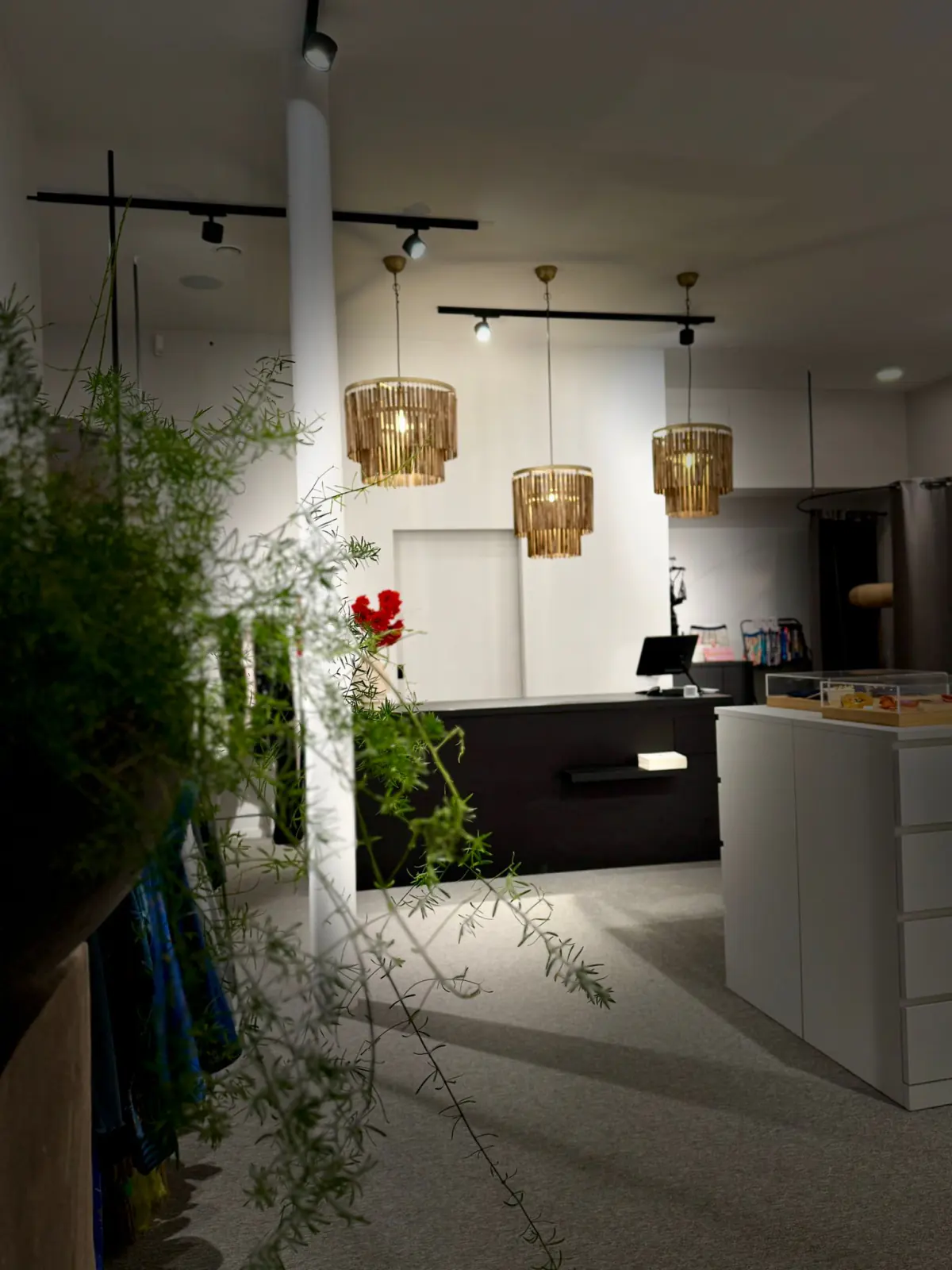 Intérieur boutique lingerie Maison An-Sophie Nélis